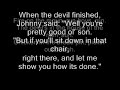 The devil went down to georgia Lyrics (rock version)