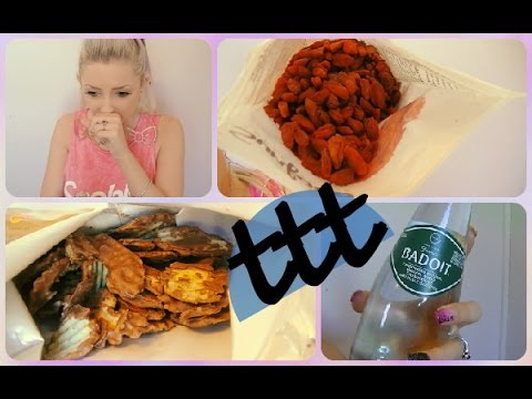 Tasting Goji Berries, French Water & Chocolate Chips!