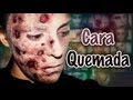 Maquillaje Halloween 7: Cara Quemada (versátil)