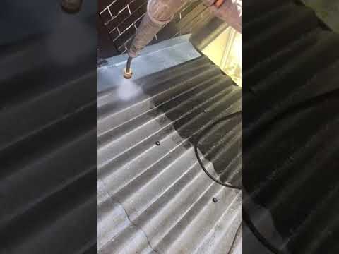 Чистка шифера альпинистами Чистка шифера альпинистами