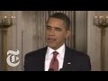 Politics: President Obama's First News Conference -- nytimes
