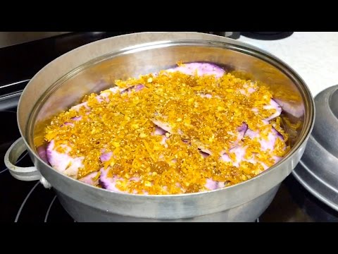 how to bake a purple yam