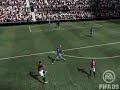 Outside of the left foot against Liverpool for Manchester United on Fifa 09 Flanagan707
