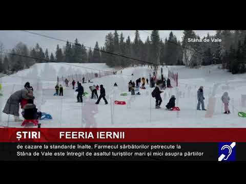 Feeria iernii, la Stâna de Vale