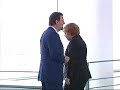Mariano Rajoy con la presidenta de Alemania, Angela Merkel