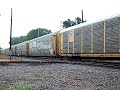 CP 185 auto train at Grand Crossing in La Crosse, WI