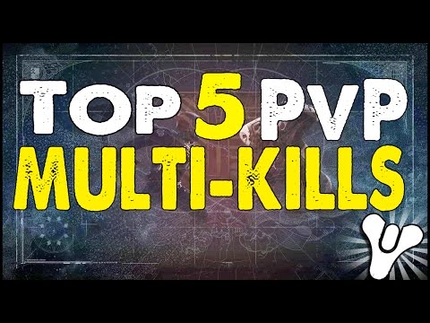 Destiny: Top 5 Crucible Multi-Kills! (Awesome PvP Multi-Kills)