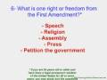 USA Citizenship Examen Part 1
