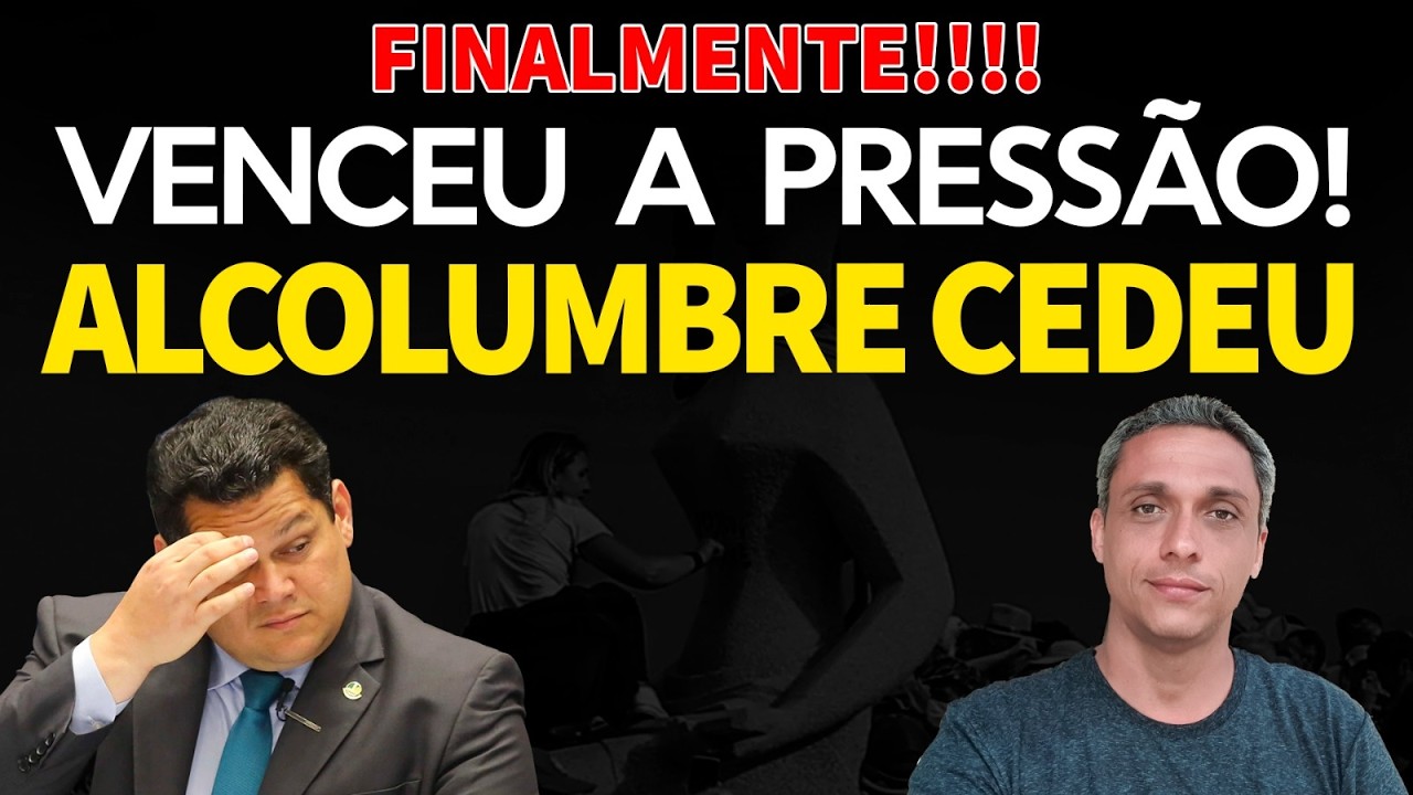 FINALMENTE!!!! Alcolumbre não aguenta a pressão marca votação da DOSIMETRIA e CPMI do MASTER