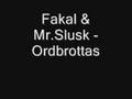 Fakal & Mr.Slusk - Ordbrottas