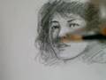 desenho artistico - rosto de mulher