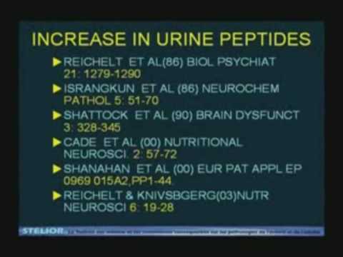 Autism, schizophrenia, depression detection peptidury.