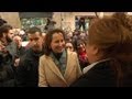 François Hollande soutenu par son ex-compagne Ségolène Royal et leur fils