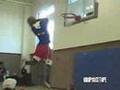 Clarence Trent in the GBOA Dunk Contest.