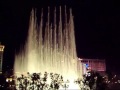 The beautiful water show Bellagio Las Vegas strip