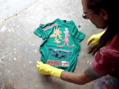 how to get t-shirt dye off skin