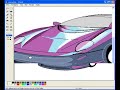HOW TO DRAW A CAR ON MS PAINT- Speed Painting