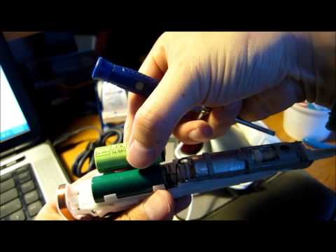 how to remove battery from braun oral-b