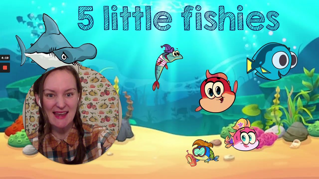 Learn the 5 Litte Fishies Song