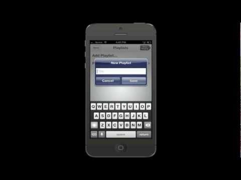 how to create playlist on iphone