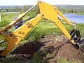 Challenger MT265B Caterpillar Tractor Bradco 408 Backhoe