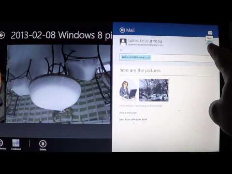 how to email on windows 8