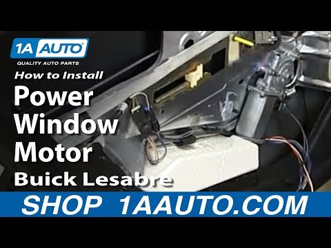 How To Install Replace Rear Power Window Motor 1993-99 Buick Lesabre