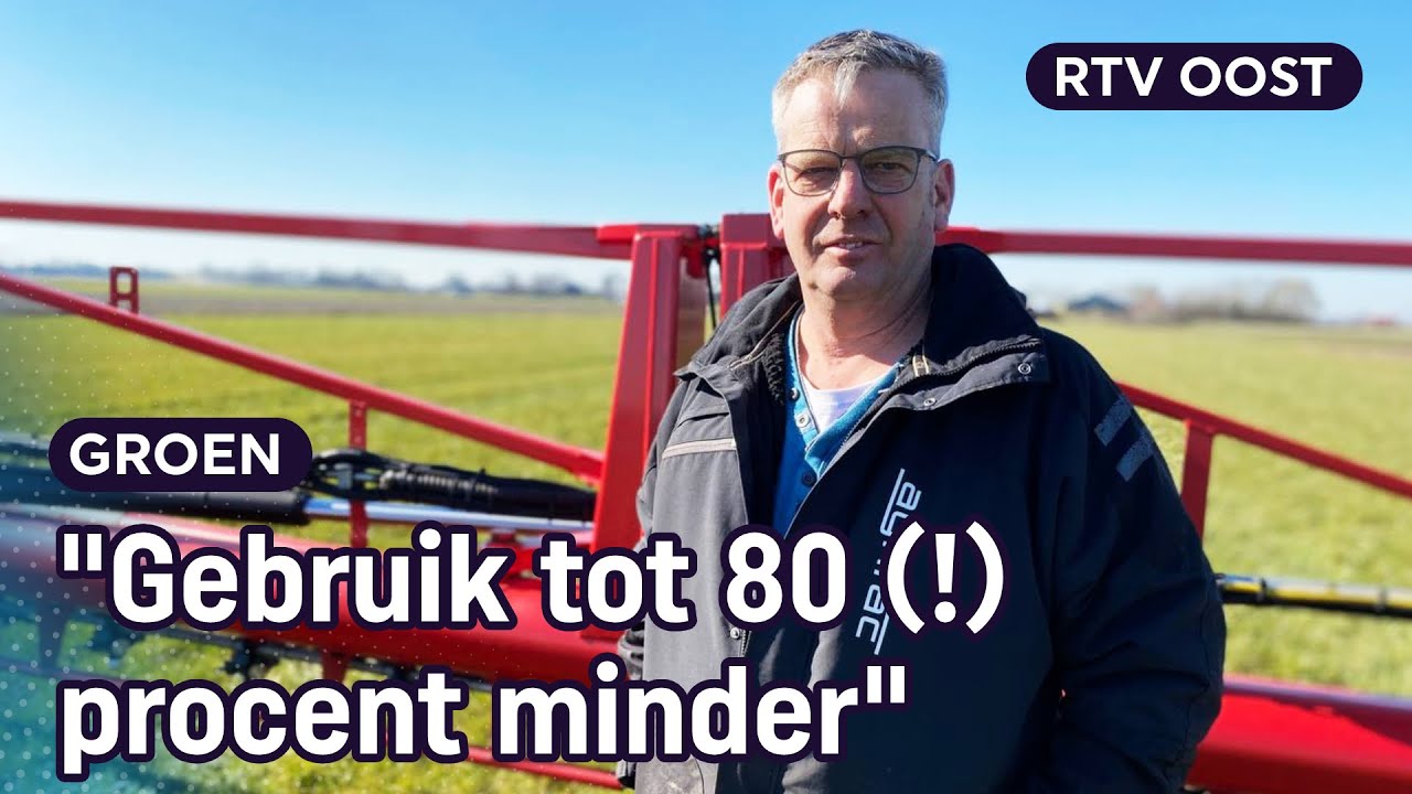 Boer Pieter gebruikt minder bestrijdingsmiddelen door proef | RTV Oost