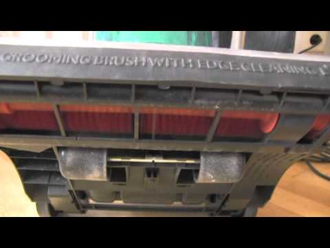 how to change belt on hoover dust manager cyclonic