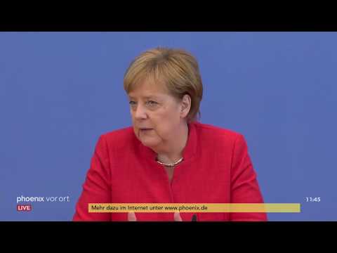Sommerpressekonferenz von Angela Merkel am 20.07.2018