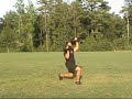 Fat Loss Exercise: Alt Lunge and DB Press Combo