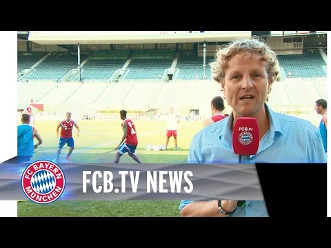 Euphorie beim Training, Reina zum FCB