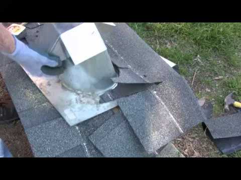how to vent range hood through roof
