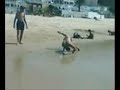 capoeira trickz beach parkour freerunning 3run