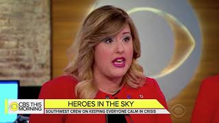 Video - Heroic Southwest Airlines Crew Delicately Bridge to Positive Messages When Asked About Passenger Death