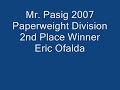 Mr Pasig 2007 Mr Pasig 2007
