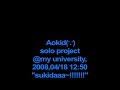 NaosukeAoki(Aokid) soloproject1