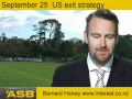 September 25: US exit stragey