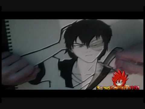 how to draw zuko firebending