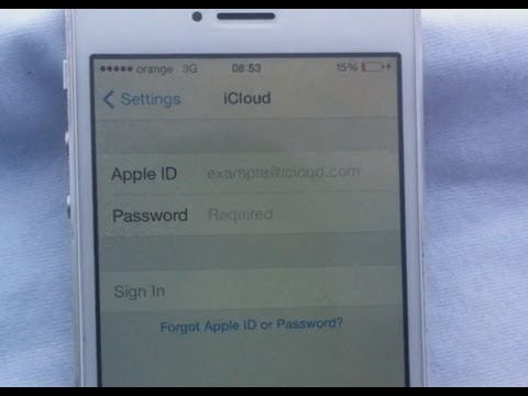 how to remove icloud account from iphone