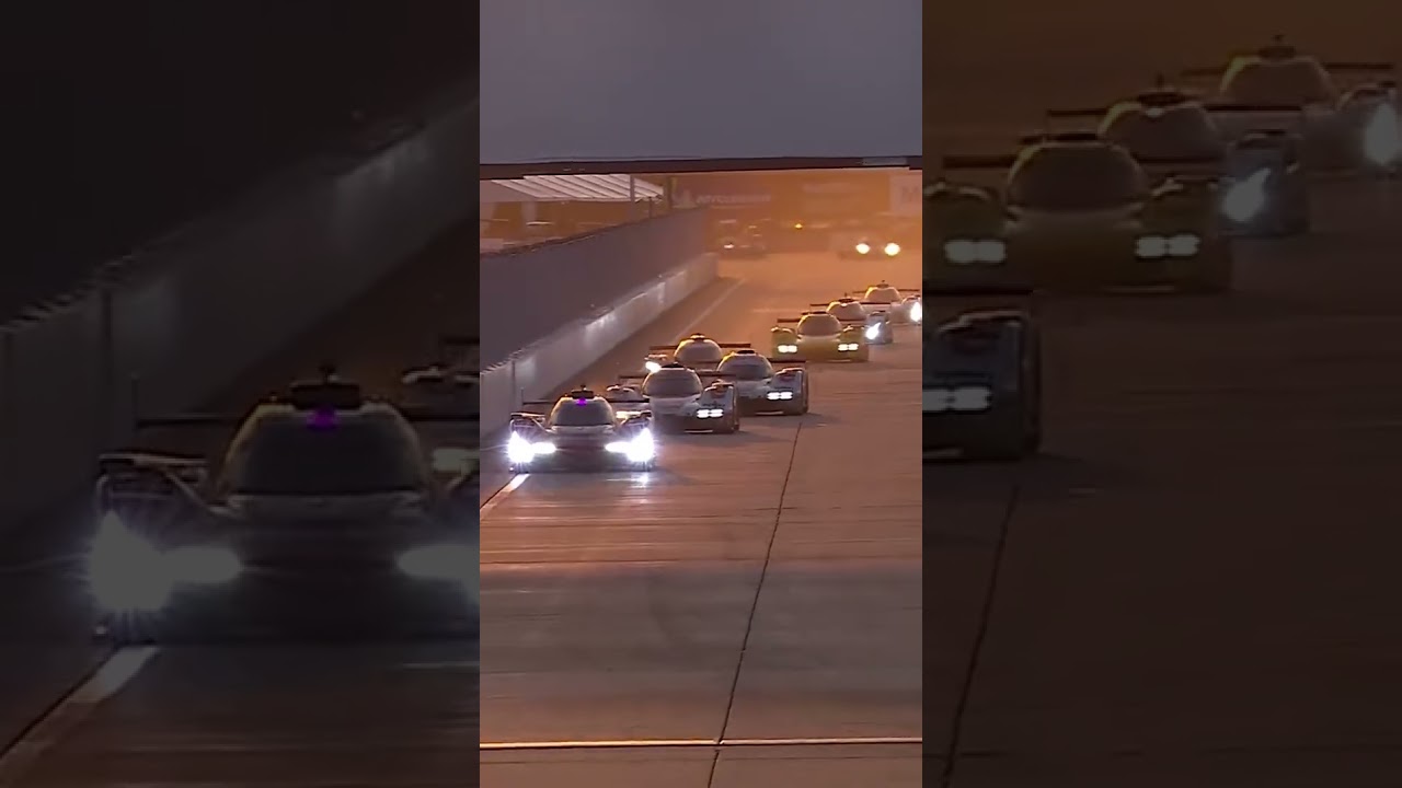 Restarts as the sun sets in Sebring! 😍