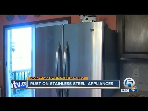 how to eliminate rust from stainless steel