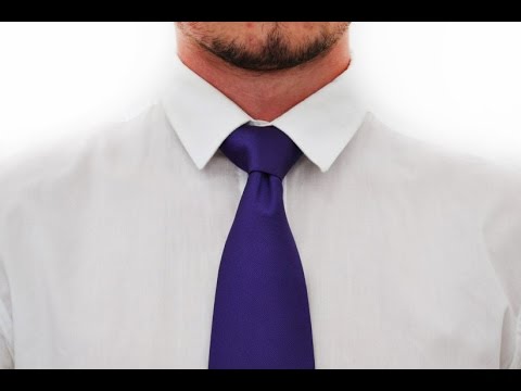 how to fasten a windsor knot