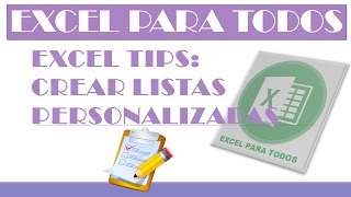 Creación de Listas Personalizadas