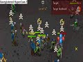 Runescape Pixel Reapers vs Golden Riders F2P PK WAR