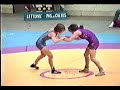Pin in fit girls freestyle wrestling match