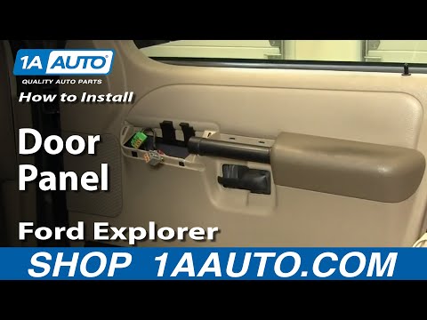 How To Install Replace Door Panel Ford Explorer Sport Trac 01-05 1AAuto.com