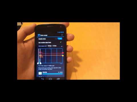 how to control data usage on android
