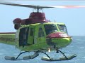 Rettungs�bung mit Heli vor ALCALA Teneriffa