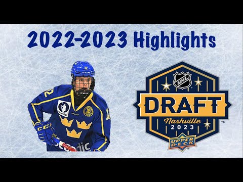 2023 NHL Draft : Noah Dower Nilsson - 22-23 Highlights (U18)